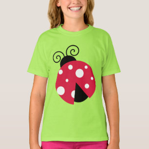 LADYBUG Senhoras Meninas T-Shirts Camisetas