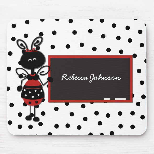 Ladybug Teacher Mouse Pad (Frente)