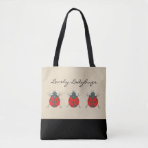 Ladybugs | Belo Trio de Damybugs Tote Bag