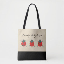 Ladybugs | Belo Trio de Damybugs Tote Bag