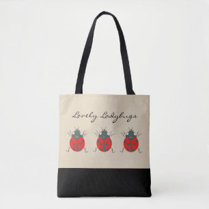 Ladybugs Belo Trio de Damybugs Tote Bag
