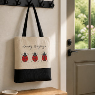 Ladybugs Belo Trio de Damybugs Tote Bag