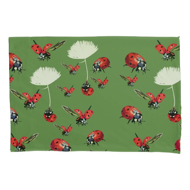 Ladybugs Primavera Pillowcase (Frente)