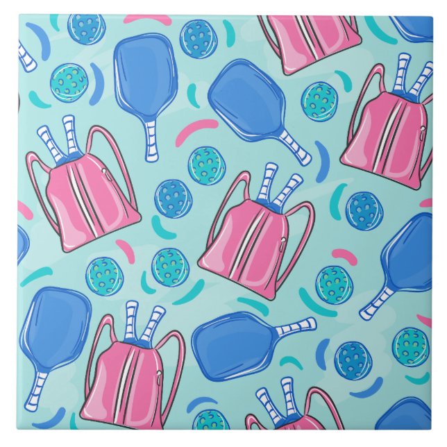 Lagartas-de-taça e bolas azuis (Frente)