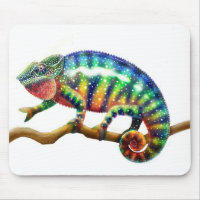 Lagarto Mousepad do camaleão da pantera