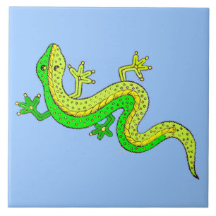 lagarto verde