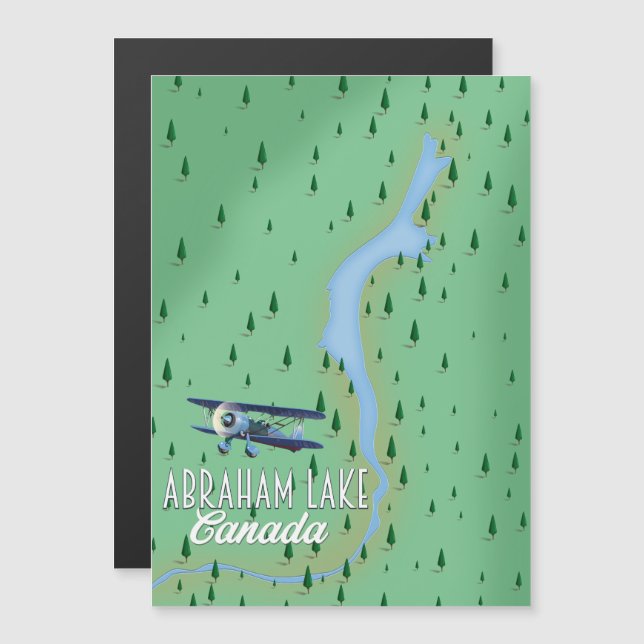 Lago Abraham, canadá (Frente/Verso)