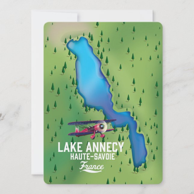 Lago Annecy, Alta Saboia, França (Frente)
