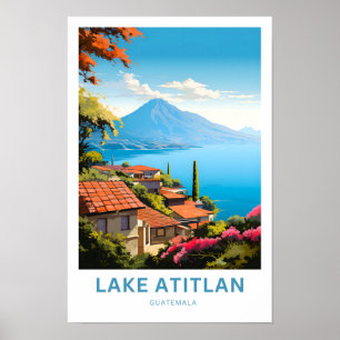Lago Atitlan Guatemala Viagem Impressão