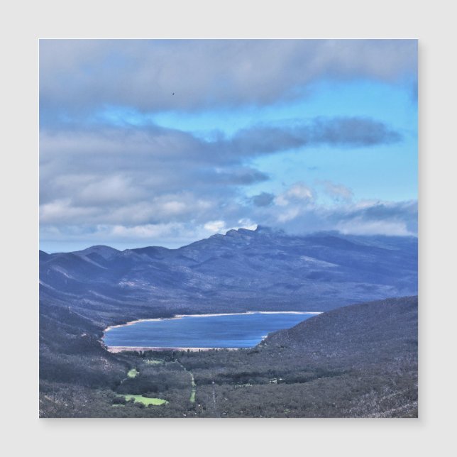 Lago Bellfield do Cartão Magnético Boroka Lookout (Frente)