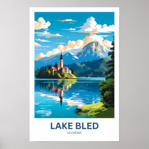 Lago Bled Eslovênia Viagem Impressão