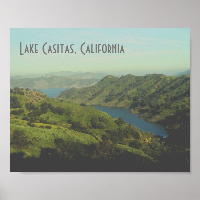 Lago Casitas, Califórnia - Poster (Frente)