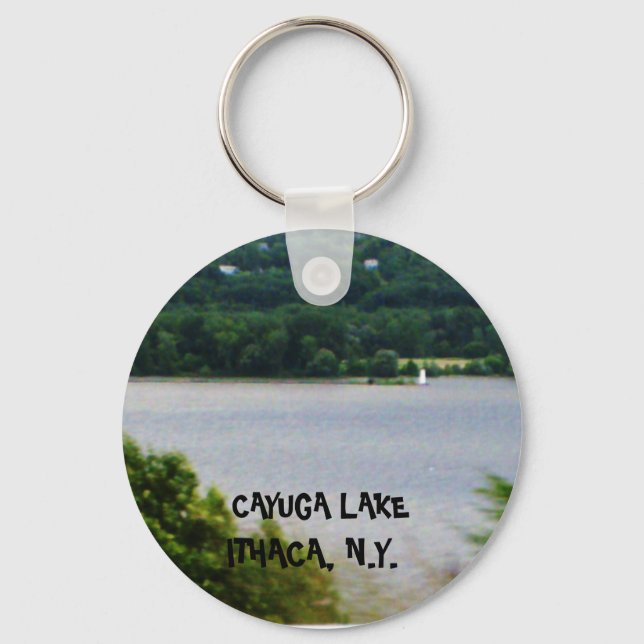 LAGO CAYUGA, ITHACA, N.Y. chaveiro (Frente)