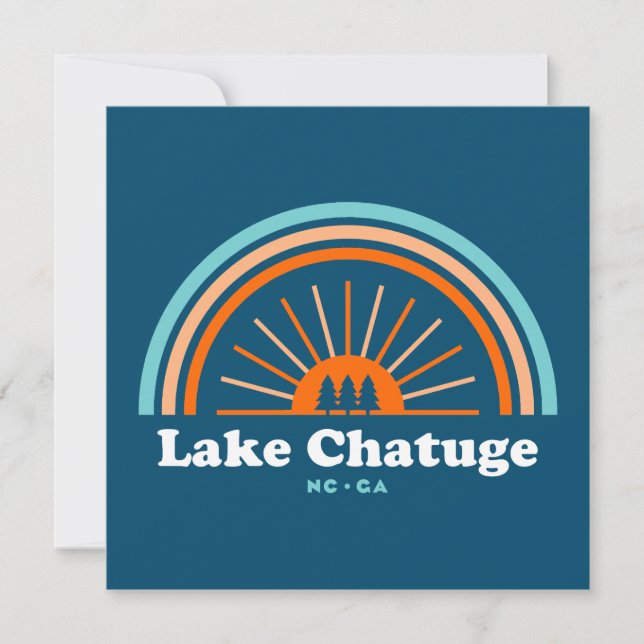 Lago Chatuge Carolina do Norte Georgia Rainbow (Frente)