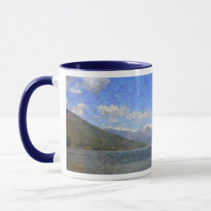 Lago Como, caneca de Italia
