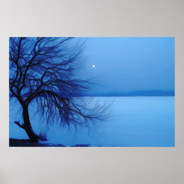 Lago congelado - Poster (Frente)
