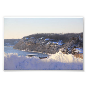 Lago da foto do inverno de Ozarks