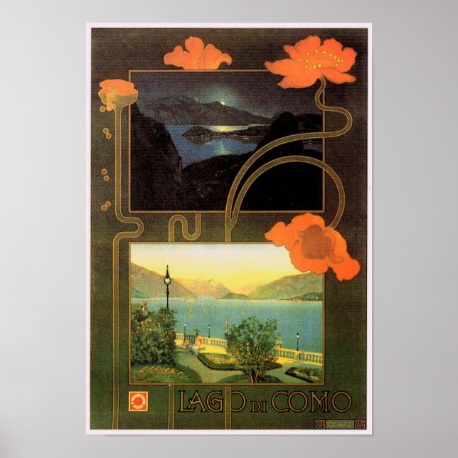 Lago de Como Poster (Frente)