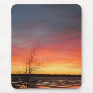 Lago de gelo Sunset Mousepad