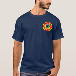Lago de logotipo antigo Cushman, Camisa de Fogo WA