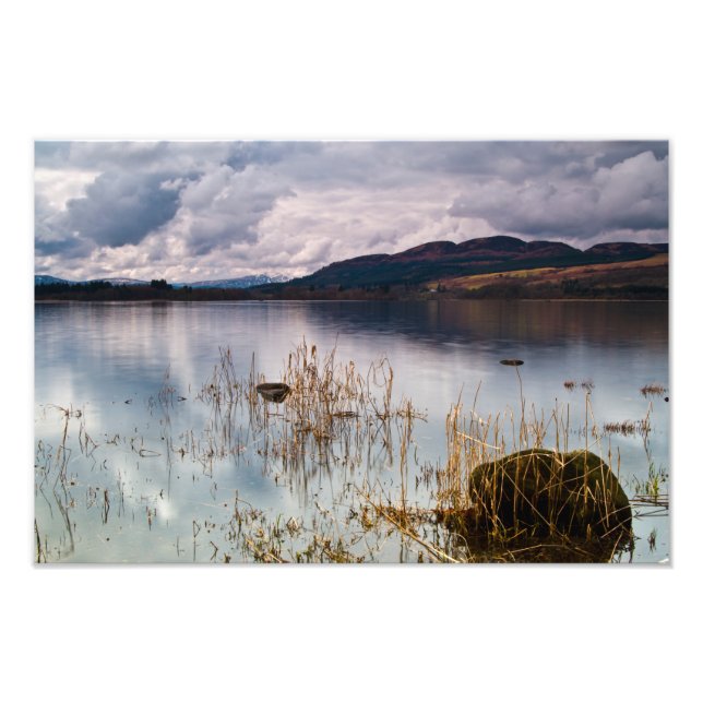 Lago de Menteith, impressão de Foto na Escócia (Frente)