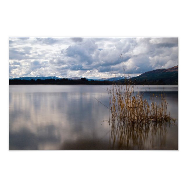 Lago de Menteith, impressão de Foto na Escócia (Frente)