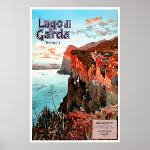 Lago di Garda, Tremonsine, Poster de viagens