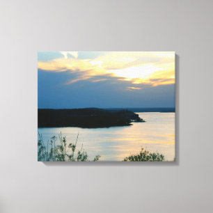 LAGO DO OZARKS EM CANVAS