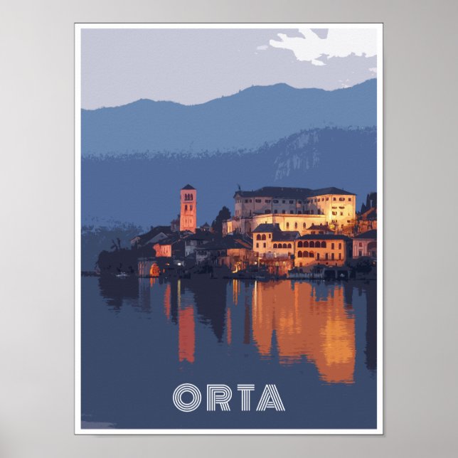 Lago d'Orta Poster (Frente)