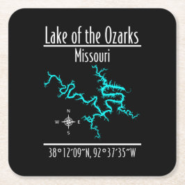 Lago dos Ozarks Missouri Coordenadas Porta-copos