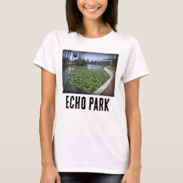 Lago Echo Park em Los Angeles, camiseta na Califór