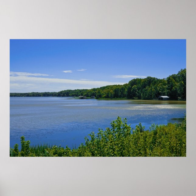 Lago Gaston, Virginia Poster (Frente)
