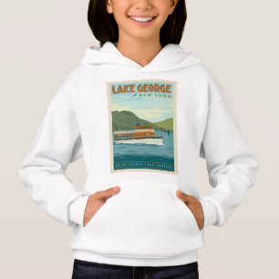 Lago George, Nova York Vintage Boat