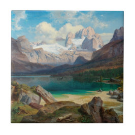 Lago Gosau Com Vista Do Dachstein Massif