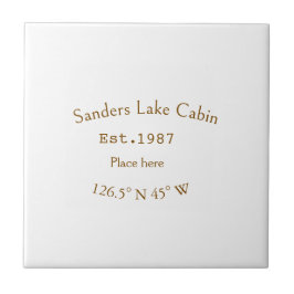 Lago House ets. Data ano em que as coordenadas per