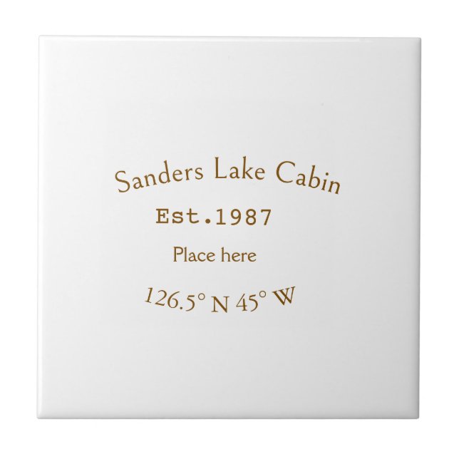 Lago House ets. Data ano em que as coordenadas per (Frente)