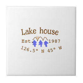 Lago House ets. Data ano em que as coordenadas per