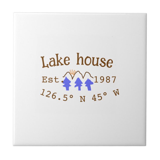 Lago House ets. Data ano em que as coordenadas per (Frente)