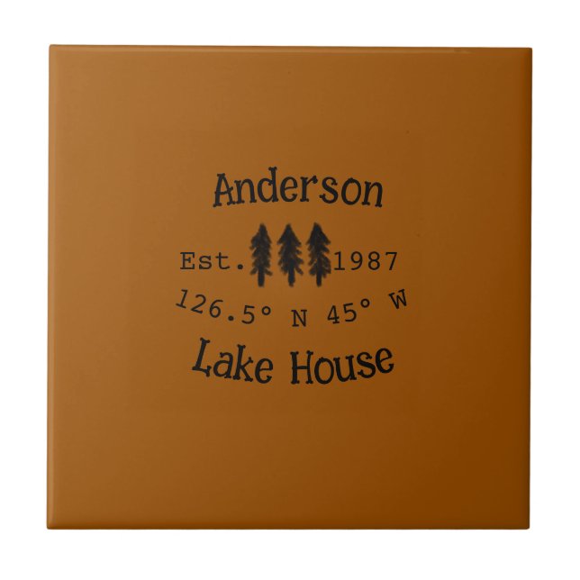 Lago House ets. Data ano em que as coordenadas per (Frente)