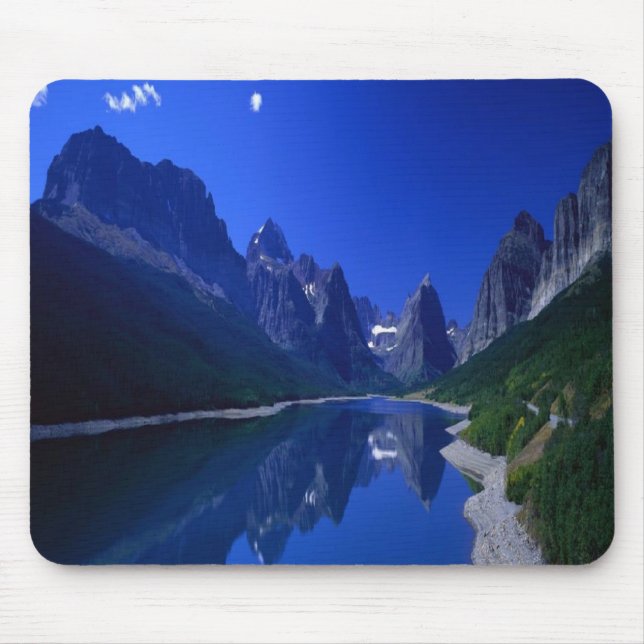 Lago impressionante Sherburne em Montana, mousepad (Frente)