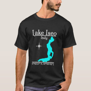 Lago Iseo Itália Camisa De Longa Folga