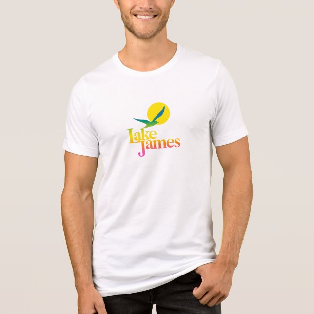 Lago James Men Retro Vibes T-Shirt (Frente)