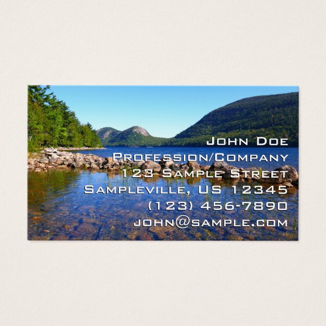 Lago Jordan Pond I no Parque Nacional Acadia (Frente)