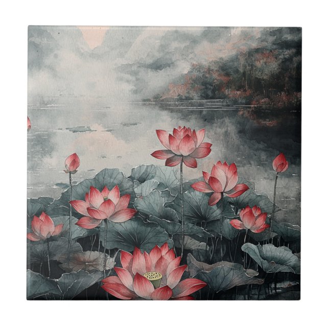 Lago Lotus ao Luar (5) (Frente)