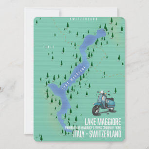 Lago Maggiore Itália - mapa da Suiça