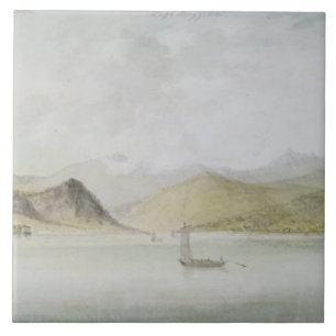 Lago Maggiore (w/c, caneta, tinta e grafite no