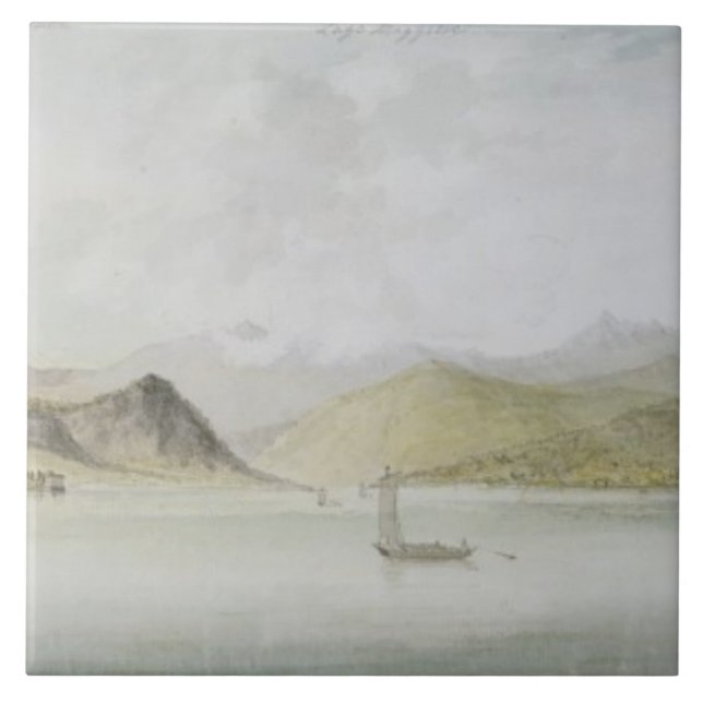 Lago Maggiore (w/c, caneta, tinta e grafite no (Frente)