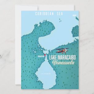 Lago Maracaibo, Venezuela navegação no mapa.