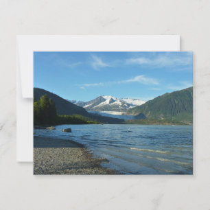 Lago Mendenhall na paisagem de Juneau Alasca