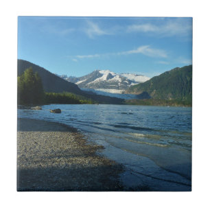 Lago Mendenhall, na paisagem de Juneau Alaska
